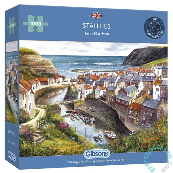 Gibsons 1000 db-os puzzle - Staithes (G713)