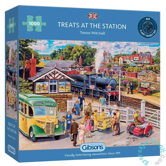 Gibsons 1000 db-os puzzle - Treats at the Station (G6341)