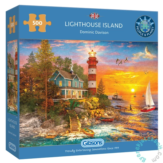 Gibsons 500 db-os puzzle - Lighthouse Island (G3147)