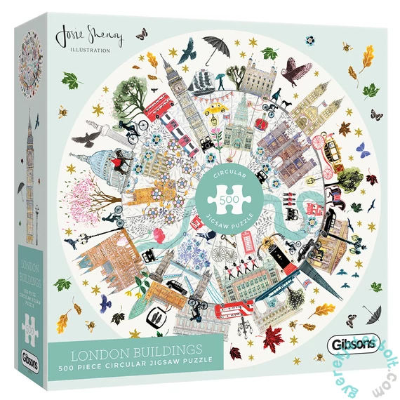 Gibsons 500 db-os puzzle - London Buildings (G3700)