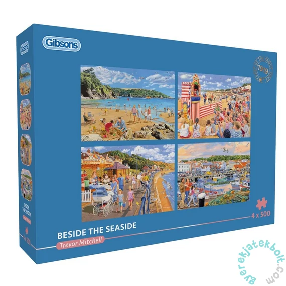 Gibsons 4x500 db-os puzzle - Beside the Seaside (G5071)