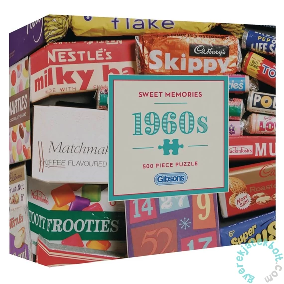 Gibsons 500 db-os Gift puzzle - Sweet Memories of the 1960s (G3441)