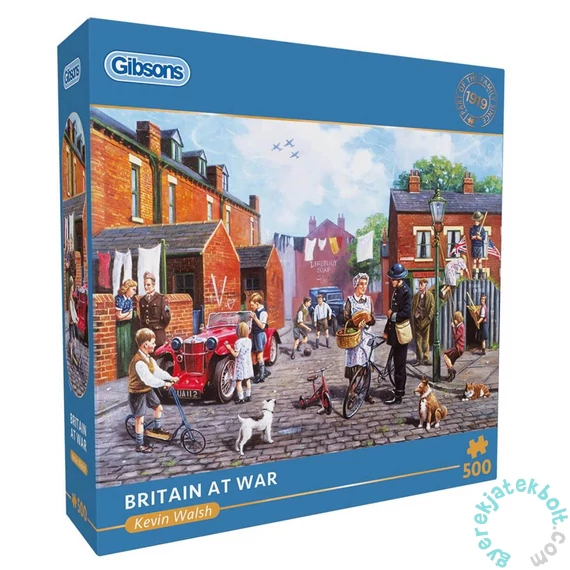 Gibsons 500 db-os puzzle - Britain at War (G3169)