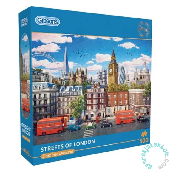 Gibsons 500 db-os puzzle - Streets of London (G3153)