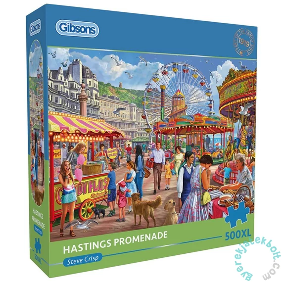 Gibsons 500 db-os XL puzzle - Hastings Promenade (G3566)