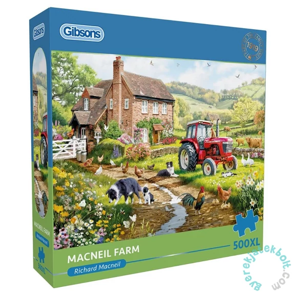 Gibsons 500 db-os XL puzzle - Macneil Farm (G3568)