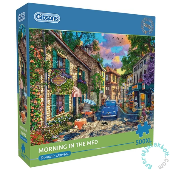 Gibsons 500 db-os XL puzzle - Morning in the Med (G3565)