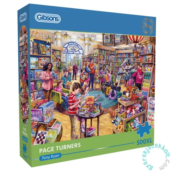 Gibsons 500 db-os XL puzzle - Page Turners (G3571)