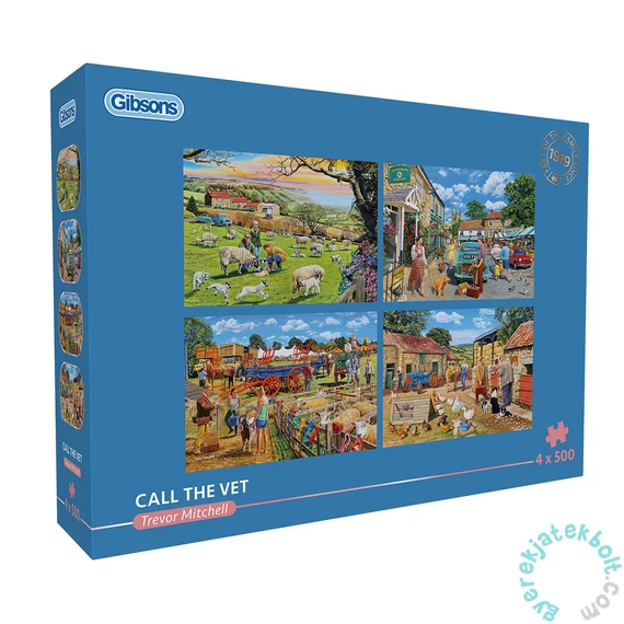 Gibsons 4x500 db-os puzzle - Call the Vet (G5069)