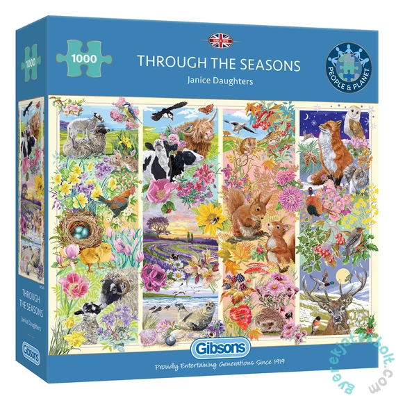 Gibsons 1000 db-os puzzle - Through the Seasons (G6349)