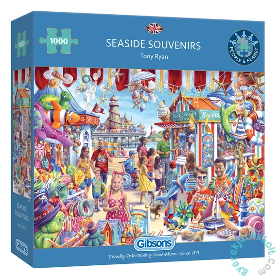 Gibsons 1000 db-os puzzle - Seaside Souvenirs (G6358)