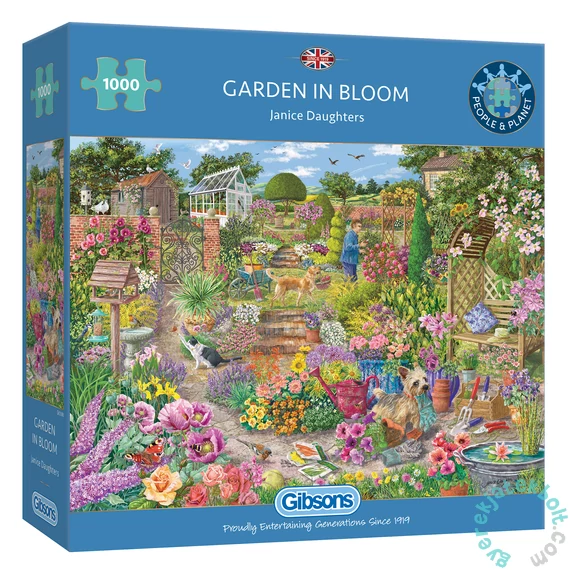Gibsons 1000 db-os puzzle - Garden in Bloom (G6368)