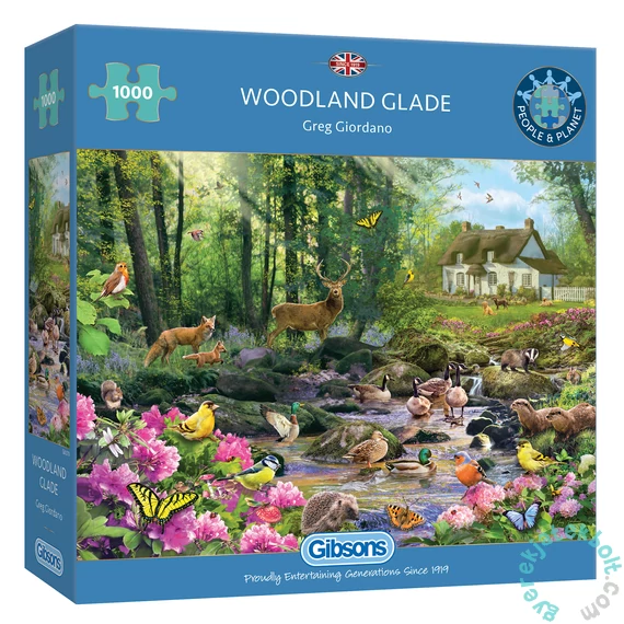 Gibsons 1000 db-os puzzle - Woodland Glade (G6370)