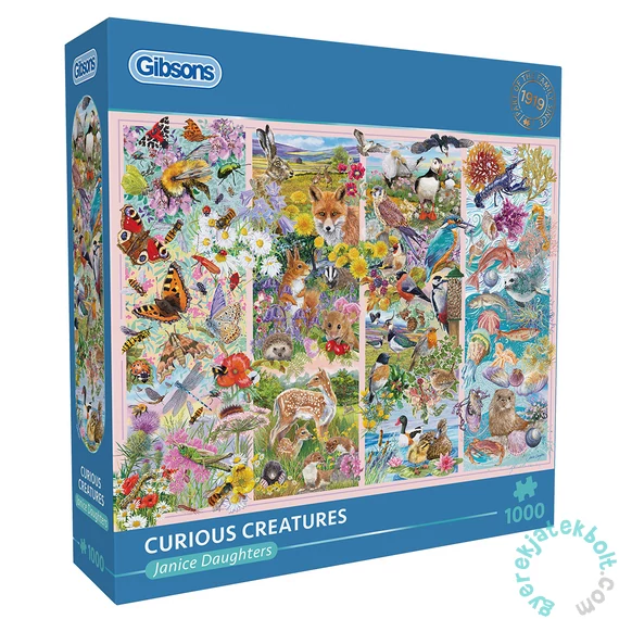 Gibsons 1000 db-os puzzle - Curious Creatures (G6381)