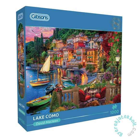 Gibsons 1000 db-os puzzle - Lake Como (G6387)