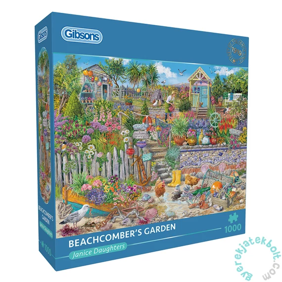 Gibsons 1000 db-os puzzle - Beachcombers Garden (G6411)