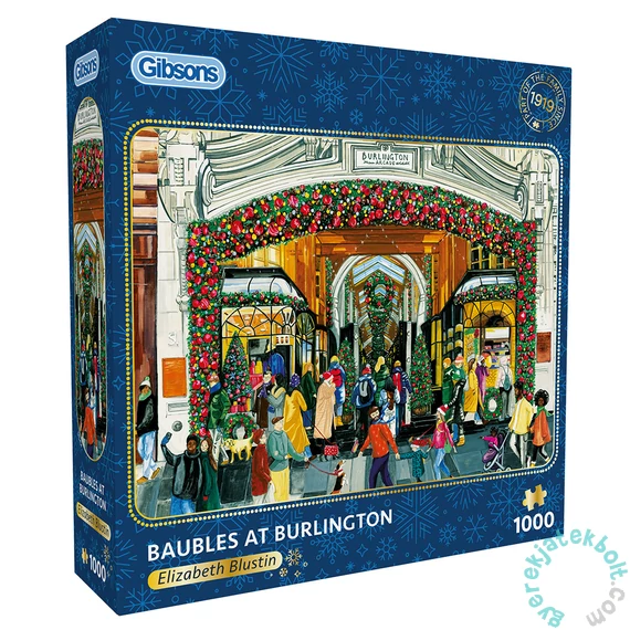 Gibsons 1000 db-os puzzle - Baubles at Burlington (G6414)