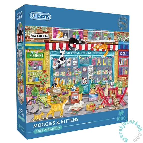 Gibsons 1000 db-os puzzle - Moggies and Kittens (G6437)