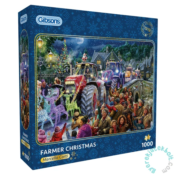 Gibsons 1000 db-os puzzle - Farmer Christmas (G6439)