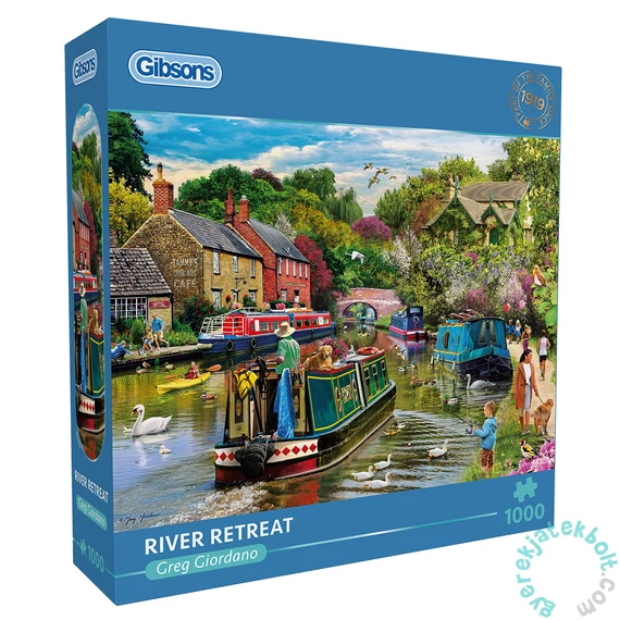 Gibsons 1000 db-os puzzle - River Retreat (G6443)