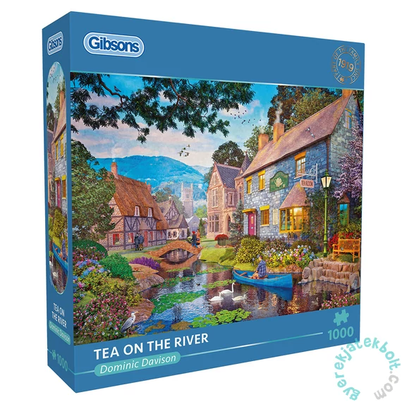 Gibsons 1000 db-os puzzle - Tea on the River (G6451)