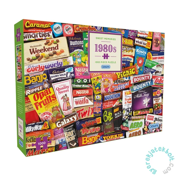 Gibsons 1000 db-os puzzle - 1980s Sweet Memories (gG7030)