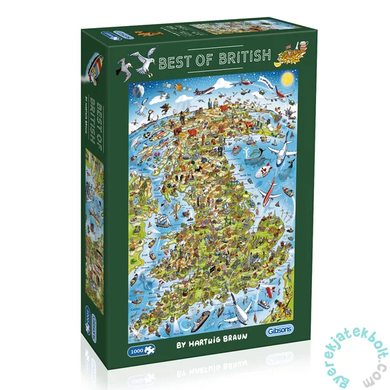 Gibsons 1000 db-os puzzle - Best of British (G7096)