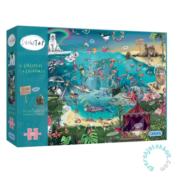 Gibsons 1000 db-os puzzle - A Collective of Creatures (G7131)