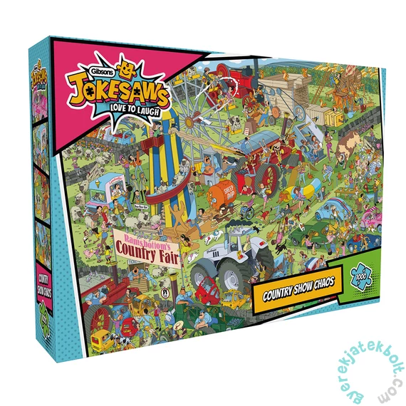 Gibsons 1000 db-os puzzle - Jokesaws - Country Show Chaos (G7142)