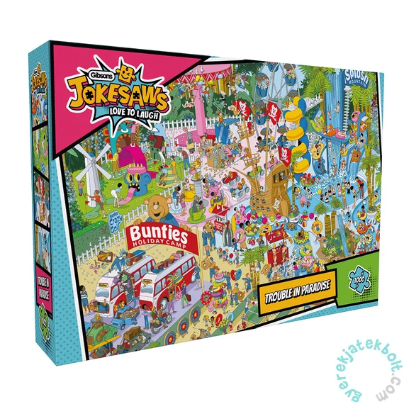 Gibsons 1000 db-os puzzle - Jokesaws - Trouble in Paradise (G7143)