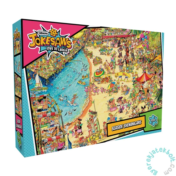 Gibsons 1000 db-os puzzle - Jokesaws - Seaside Shenanigans (G7144)