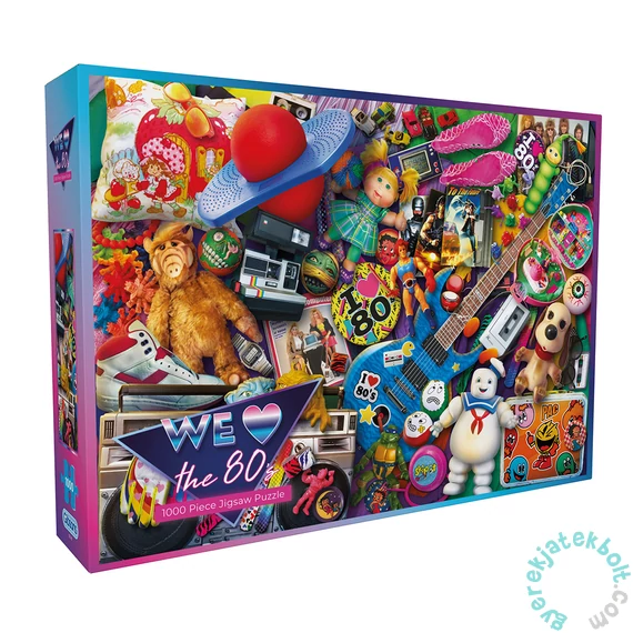 Gibsons 1000 db-os puzzle - We Love the 80s (G7145)