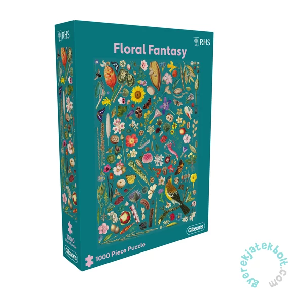 Gibsons 1000 db-os puzzle - RHS - Floral Fantasy (G7161)