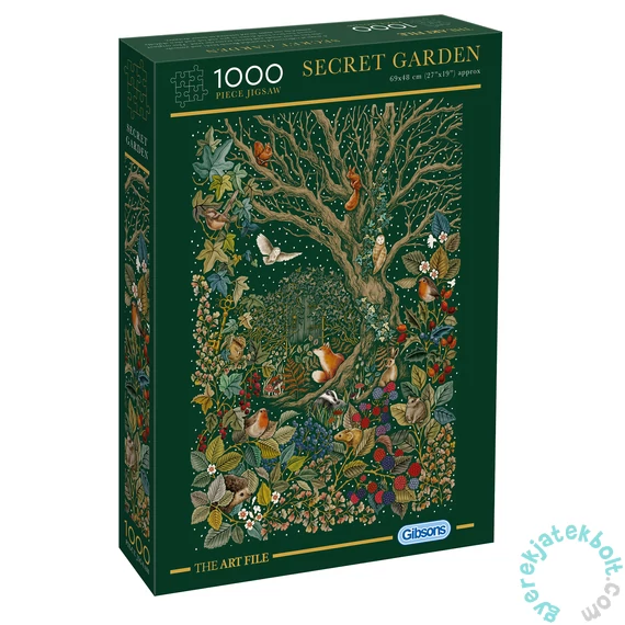 Gibsons 1000 db-os puzzle - The Art File - Secret Garden (G7210)