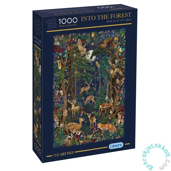 Gibsons 1000 db-os puzzle - The Art File - Into the Forest (G7211)