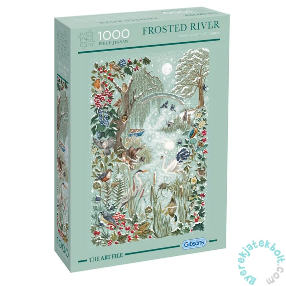 Gibsons 1000 db-os puzzle - The Art File - Frosted River (G7214)