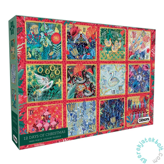 Gibsons 1000 db-os puzzle - 12 Days of Christmas (G7601)