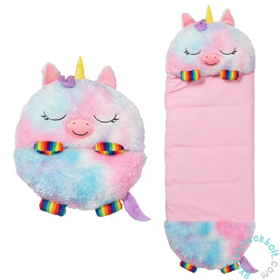 Happy Nappers 2 az 1-ben hálózsák - Szivárvány Unikornis 