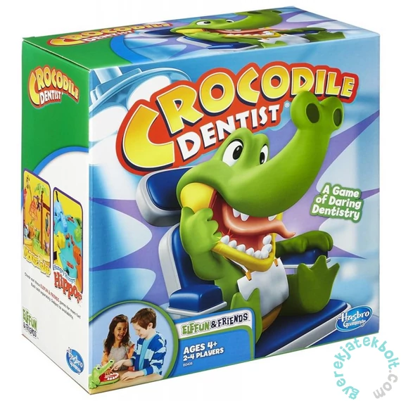 Hasbro - Krokodil fogászat társasjáték (B0408)
