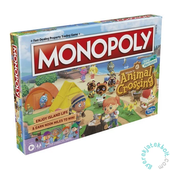 Hasbro - Monopoly Animal Crossing társasjáték