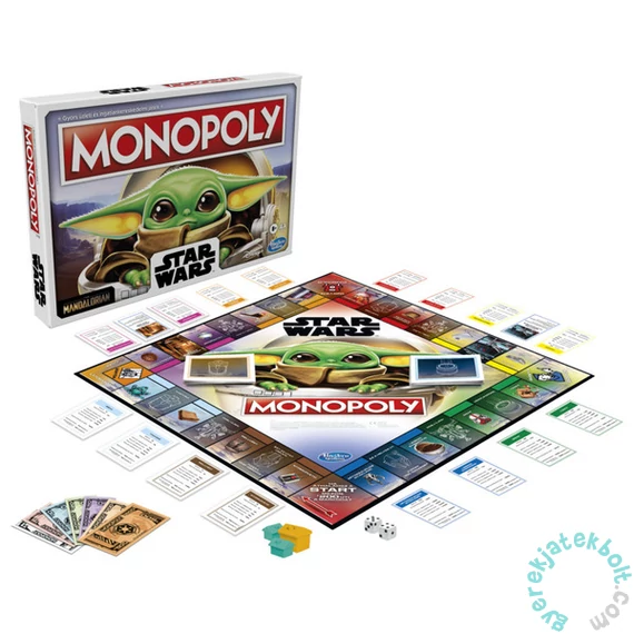 Hasbro - Monopoly Star Wars - The Mandalorian - Baby Yoda társasjáték (F2013165)