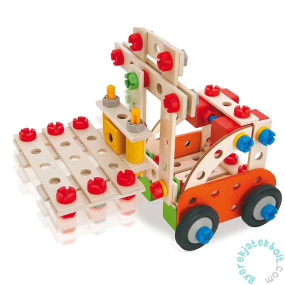 Heros Constructor Targonca építőjáték - 115 db-os (39032)