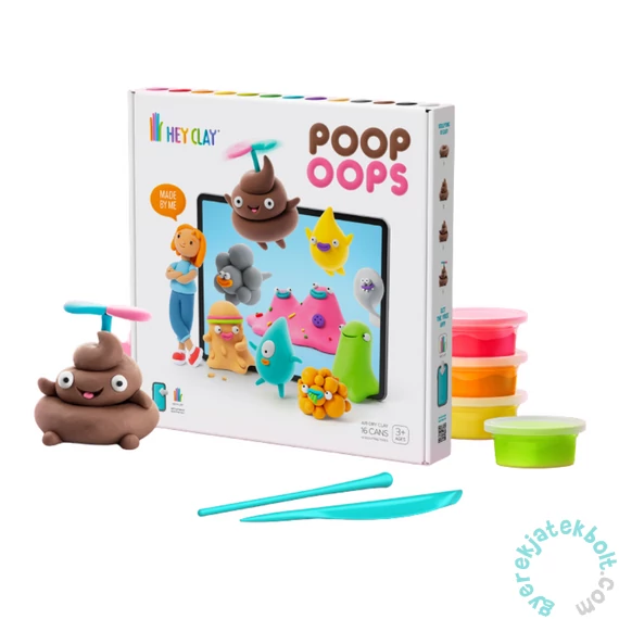 Hey Clay gyurma készlet - Poop Oops nagy szett 