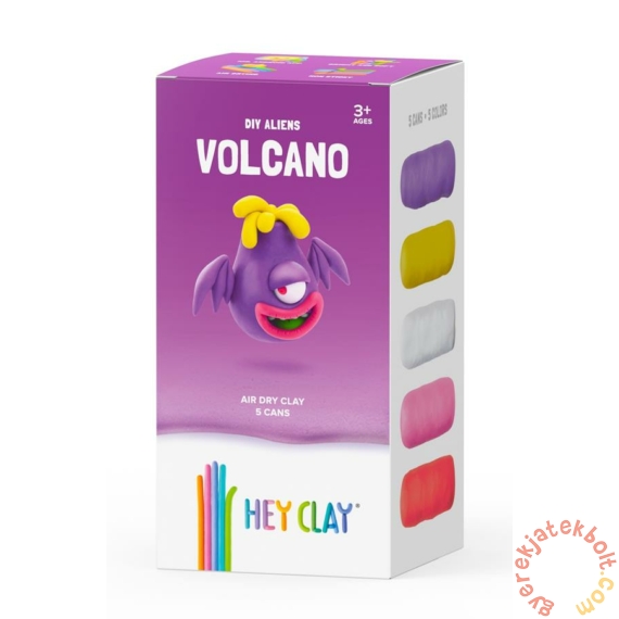 Hey Clay gyurma készlet - Volcano alien