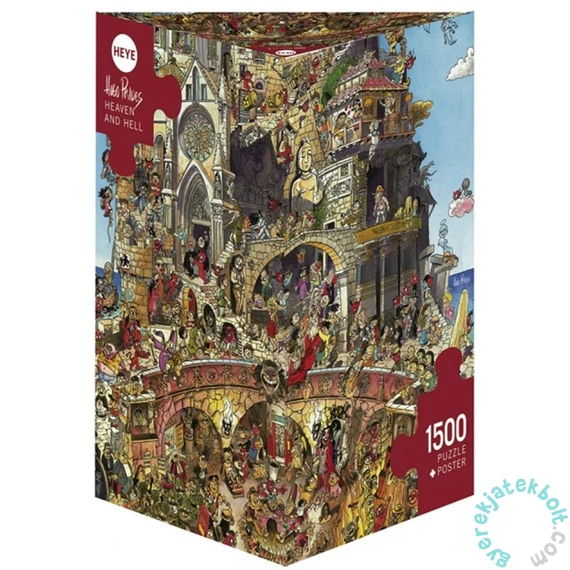 Heye 1500 db-os Triangular puzzle - Heaven and Hell, Pades (29118)