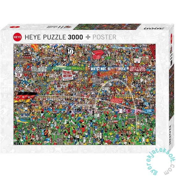 Heye 3000 db-os puzzle - Football History (29205)