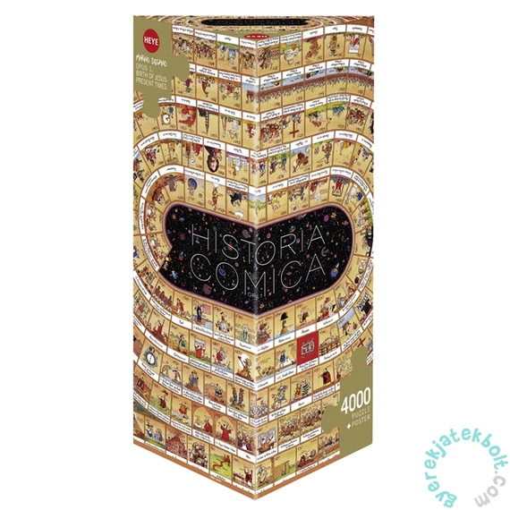 Heye 4000 db-os Triangular puzzle - Historia Comica, Marino Degano (29341)