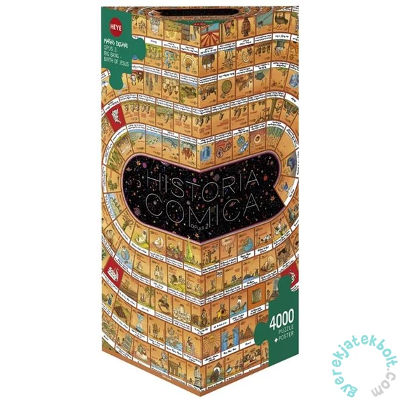 Heye 4000 db-os Triangular puzzle - Historia Comica 2, Marino Degano (29342)