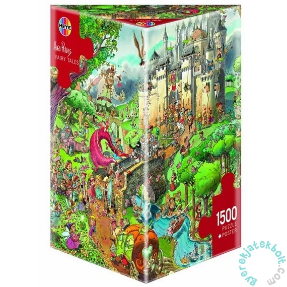 Heye 1500 db-os Triangular puzzle - Tündérmesék, Pades (29414)