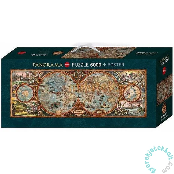 Heye 6000 db-os Panoráma puzzle - A világ, Zigic (29615)